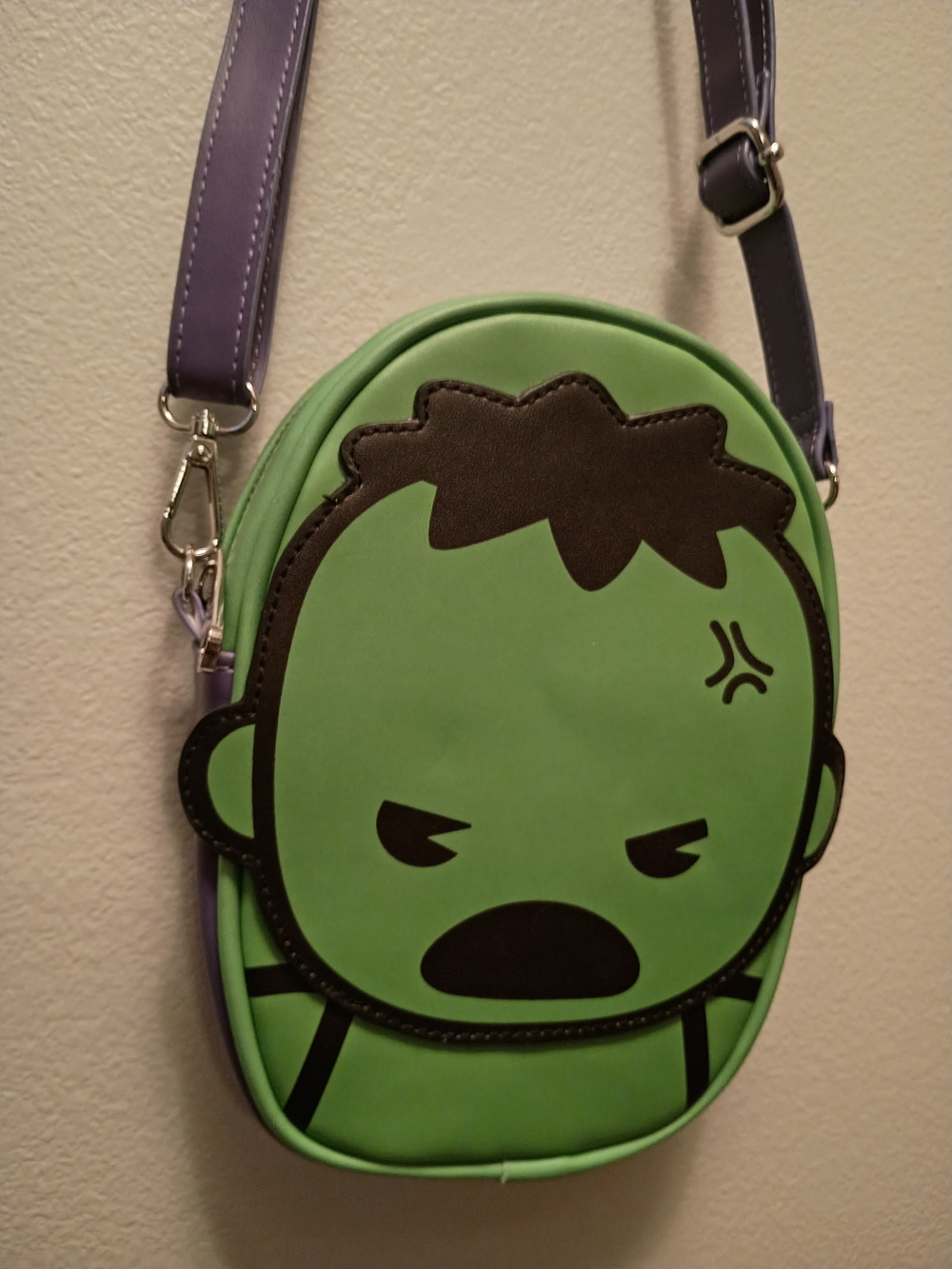 Marvel Avengers Kuwaii Hulk Crossbody Bag